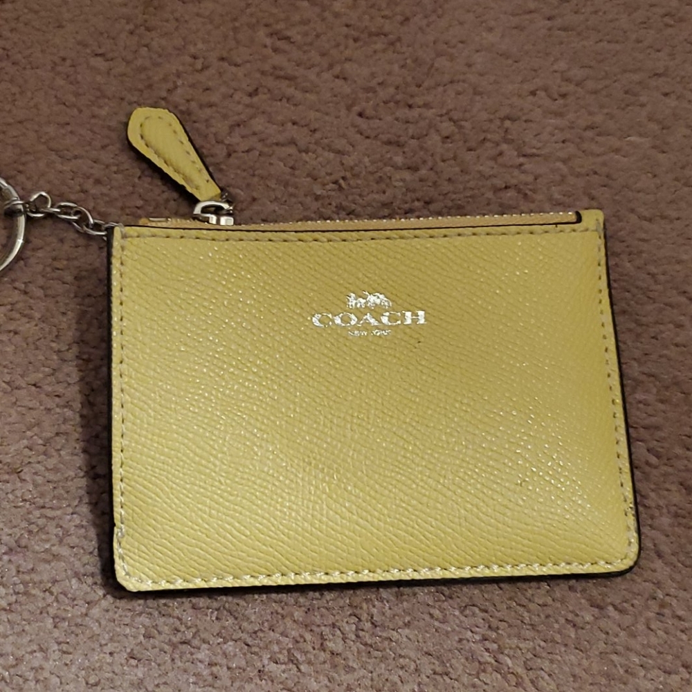 Coach ID key holder and pouch perfect fall color